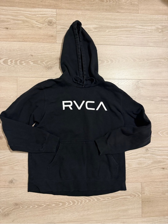 RVCA Other - RVCA Black Hoodie with White Chest Logo